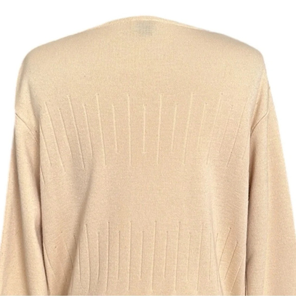 LECOMTE Sweater Italian Merino Wool Minimalist Classic Capsule Staple Size M - Picture 7 of 14